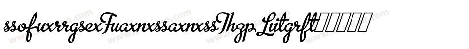sourceHansansTC Lig字体转换